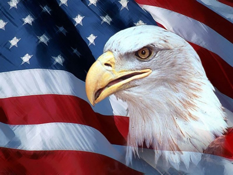 desktop american flag eagle